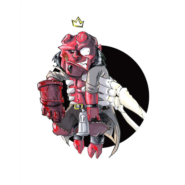 Hand Over The Hero - HELLBOY by Tony Poulson (thetonus)