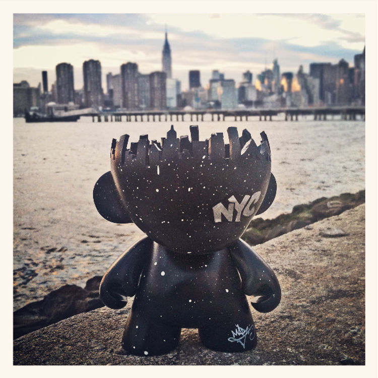 NYC Skyline Silhouette by Thisismari