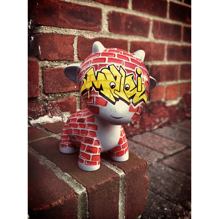 Brick Print Graffiti by Thisismari