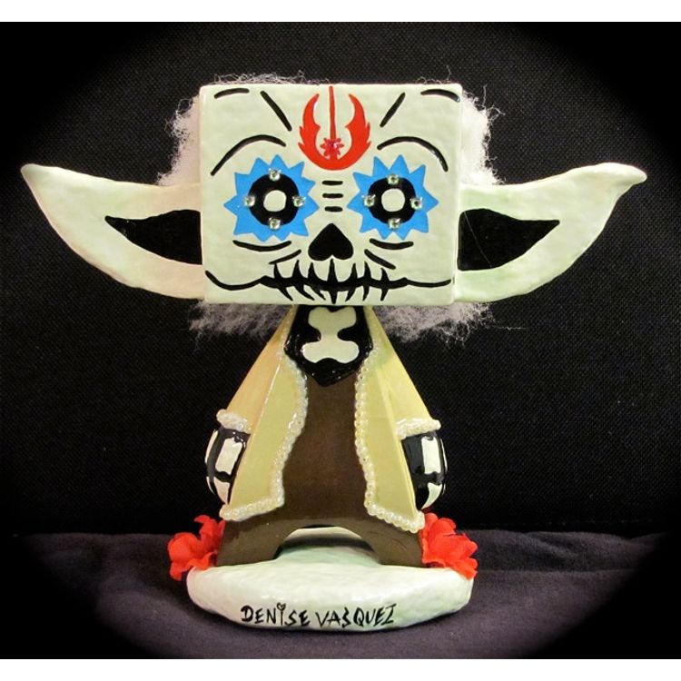 DIA DE LOS MUERTOS YODA by Denise Vasquez