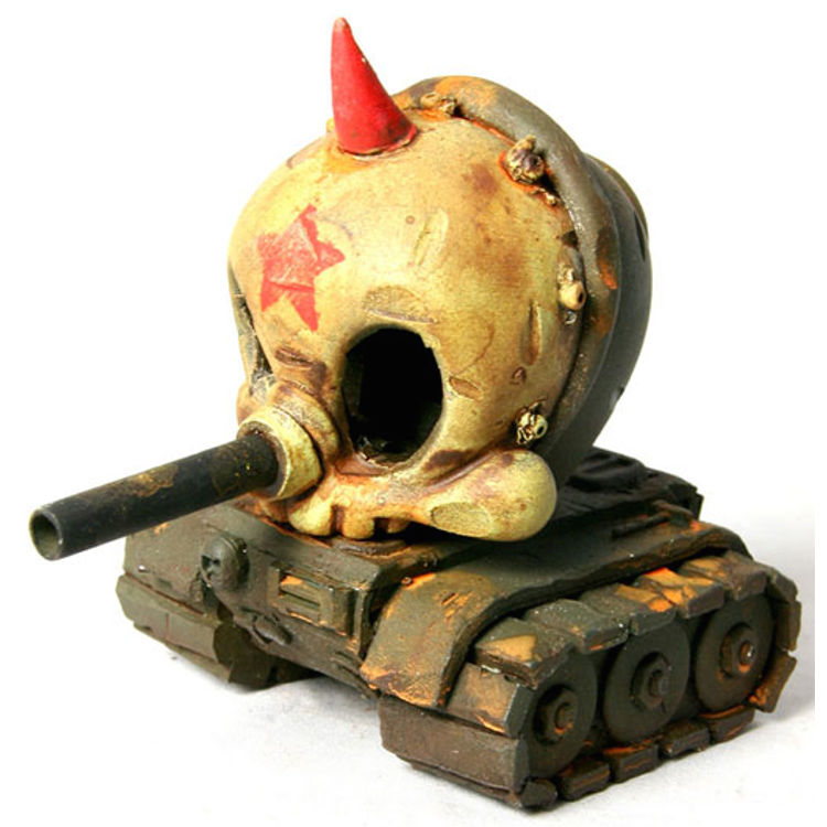 Soviet Skelve head tank by DrilOne