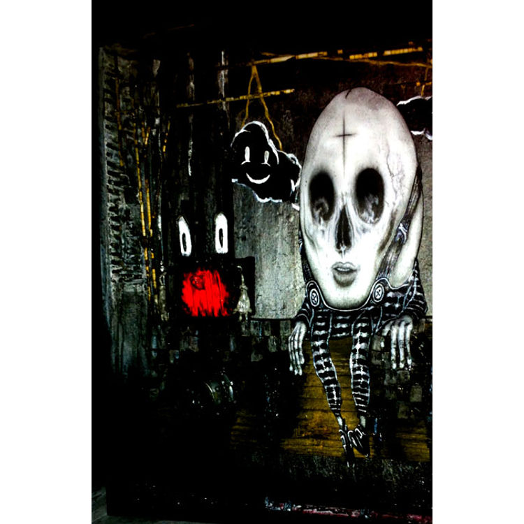 “Dumpty Decay (Boiler Room)” Shadowbox by Josh Stebbins