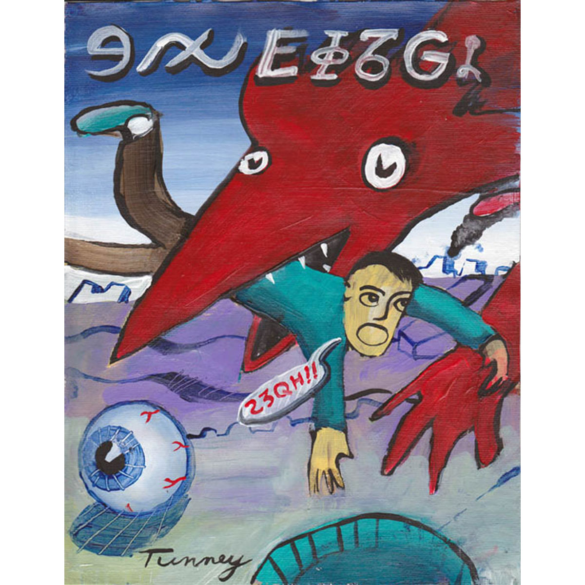 Red Bird Catches it’s Dinner