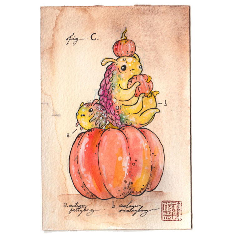 Pumpkin Patch Fig. C by Sawdust Bear (Shing Yin Khor)
