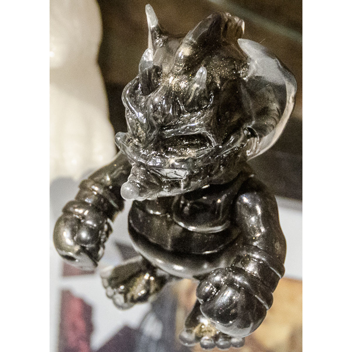 Fink Shit - black gold lame