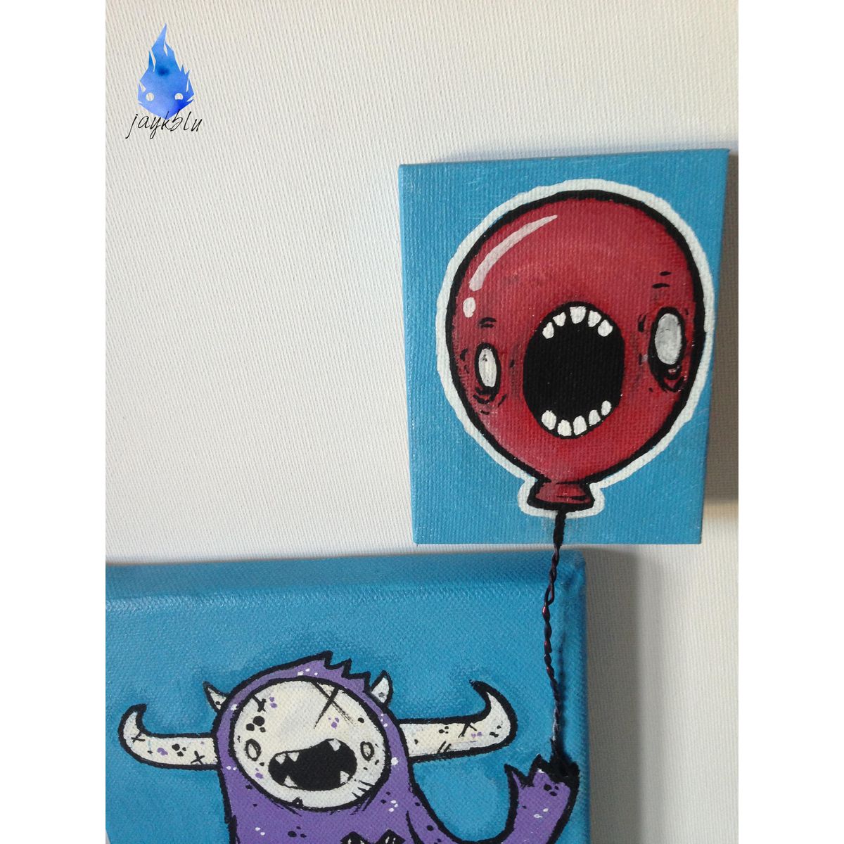 Ruffelz & his Balloon Canvas Piece