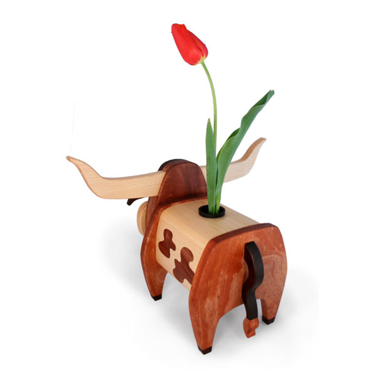 Long Horn with Flower