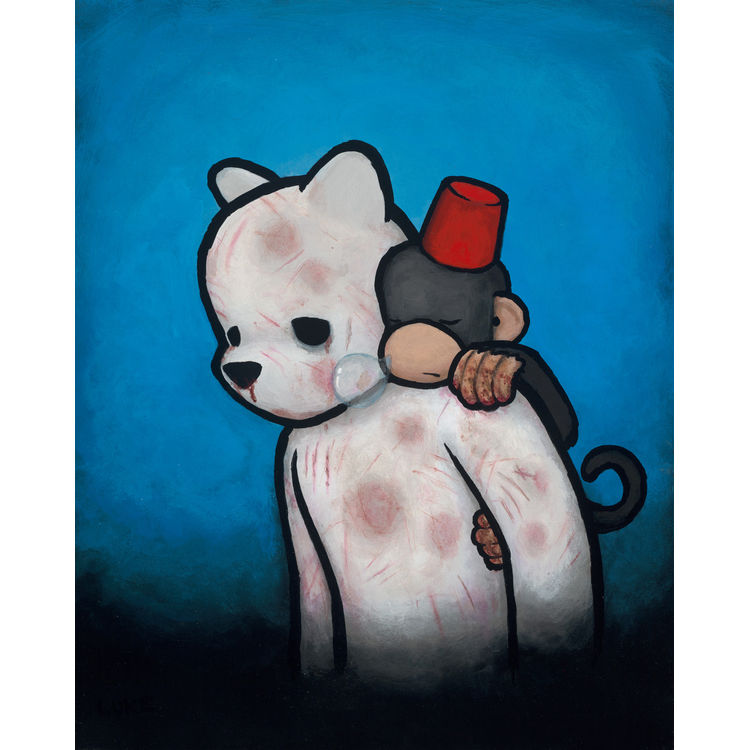 MONKEY ON MY BACK (SLEEPING BURDEN) by Luke Chueh