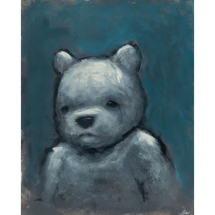 UNTITLED (SAD BEAR) by Luke Chueh