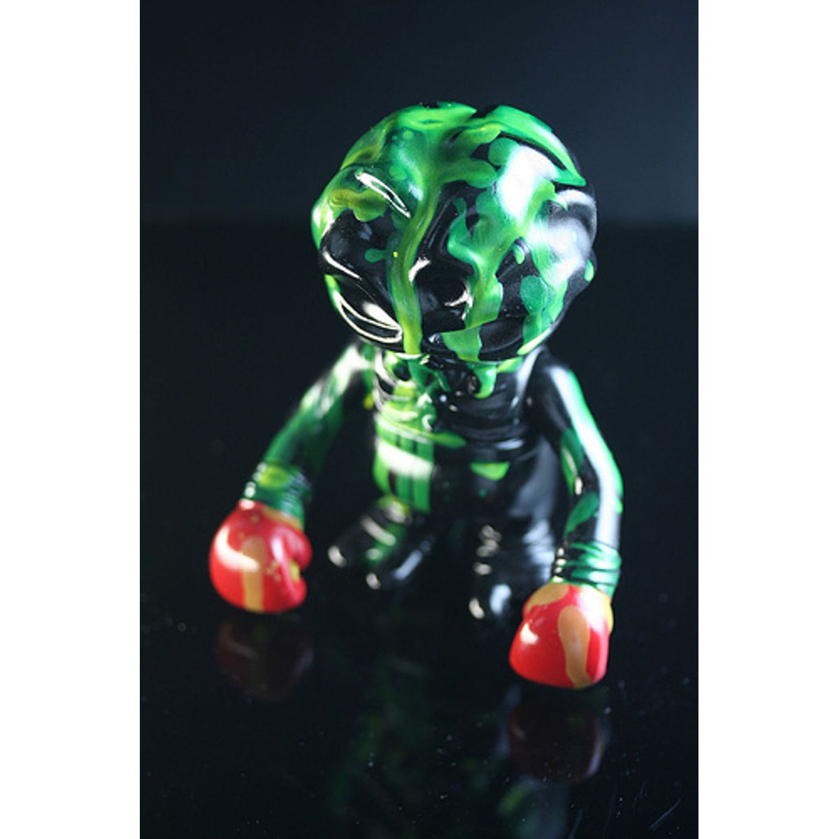 Skull Brain - Get Fat Milk (hiddy Custom green)