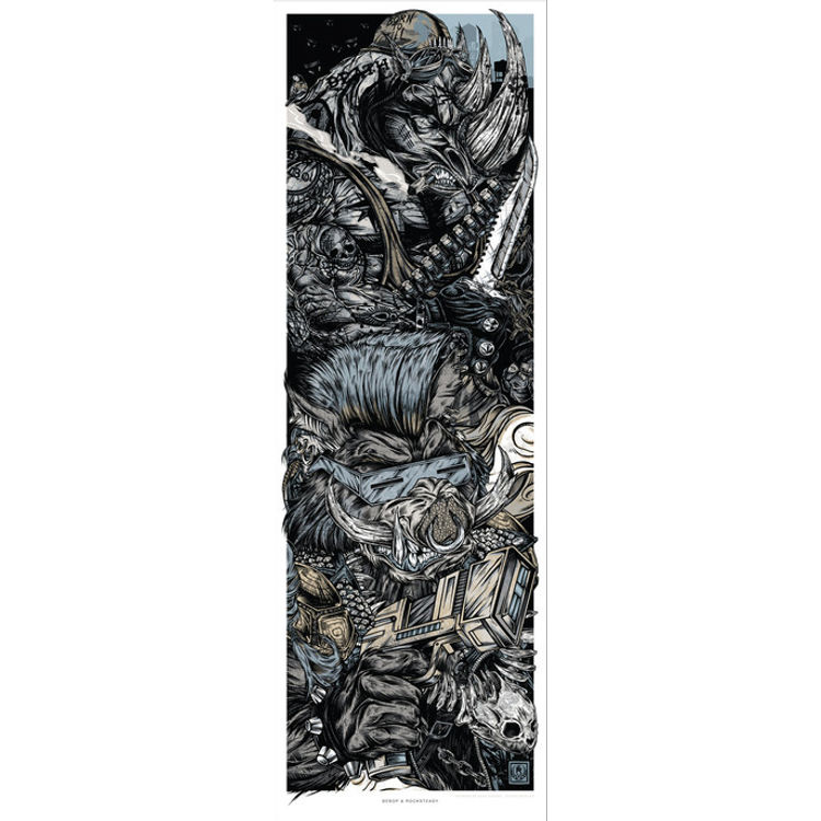 Rocksteady & Bebop - Variant by Rhys Cooper