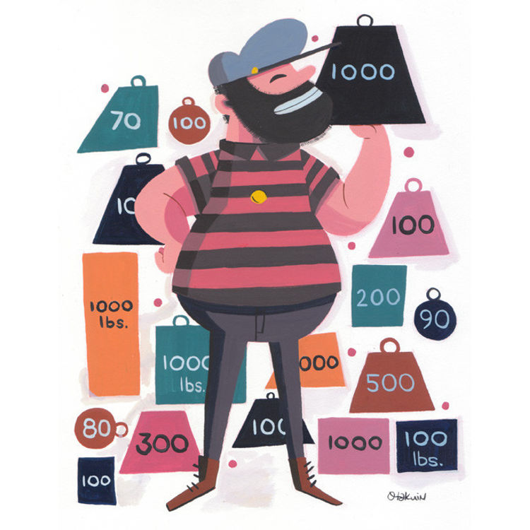 Bluto: Strongest Man On Earth by Oliver Akuin