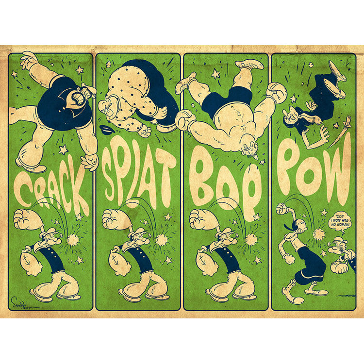 Crack, Splat, Bop, Pow! by Stephen Sandoval