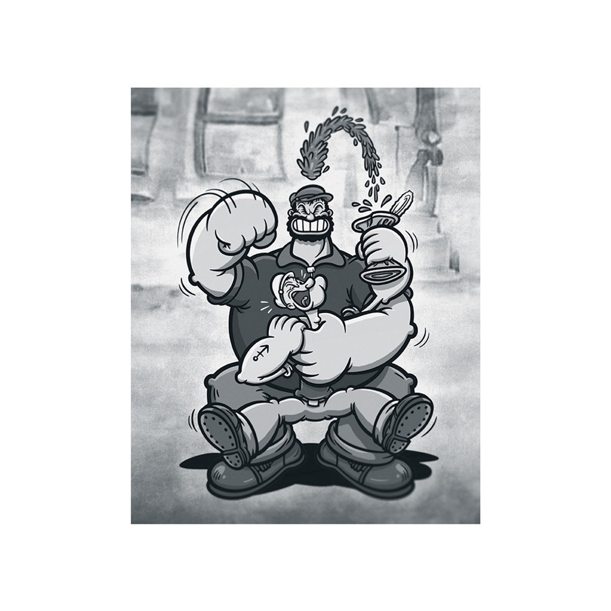 I Chokes Down Me Spinach