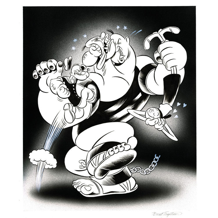 Popeye Vs. Boola by brent engstrom