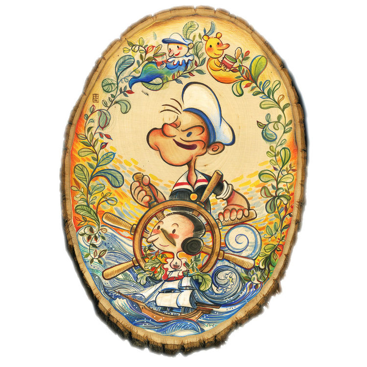 "Popeye" Original by Alina Chau