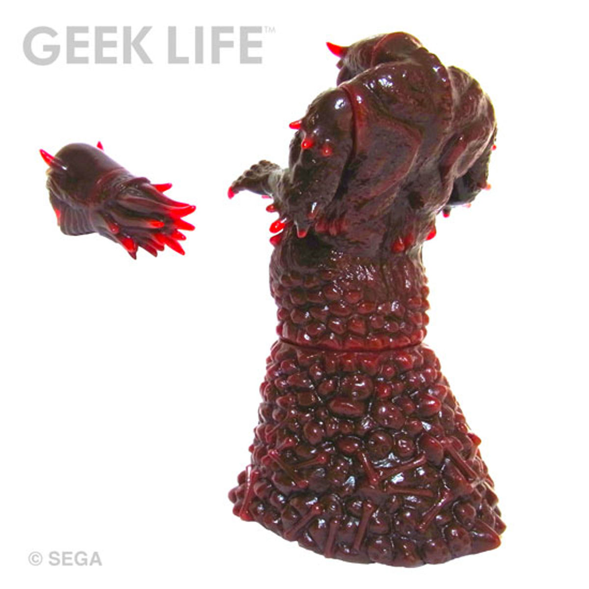 Altered Beast: Stage 1 Boss Haggar 2nd Color - Crystal Clear Red & Black Megadrive Battle Damaged Edition