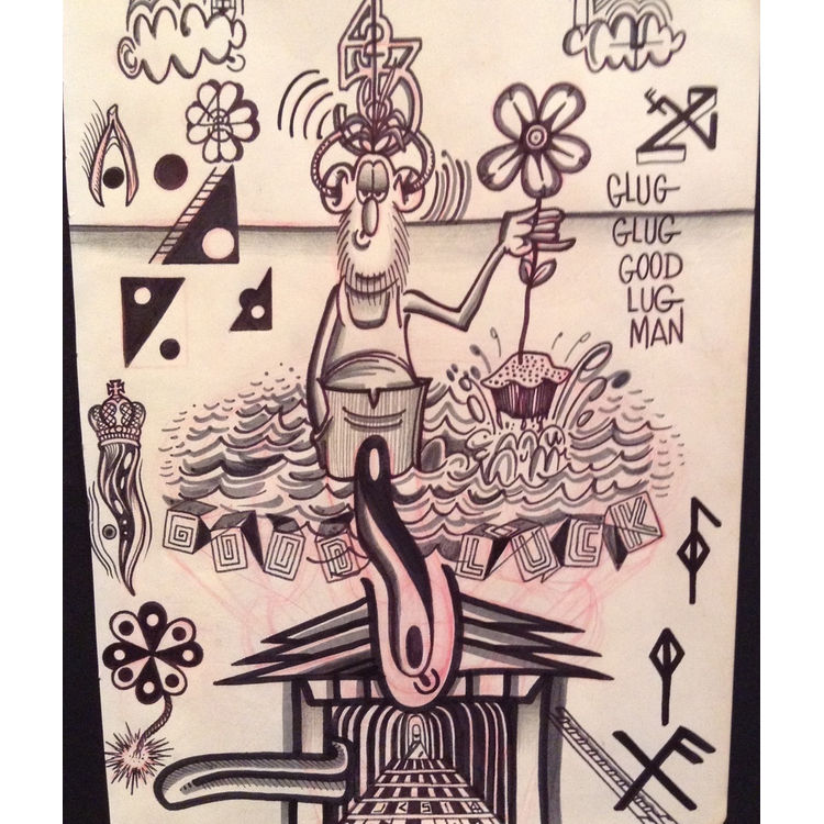 Original Ink Drawing by JK5