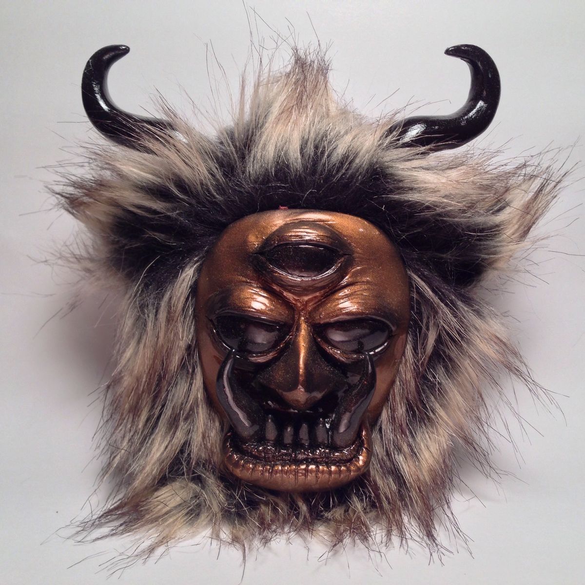 3 eyed Tibetian yak monkey head