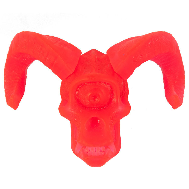 NYCC GHOST CAVE: SATAN CYCO SIMON SKULL (RED) by Dave Bondi