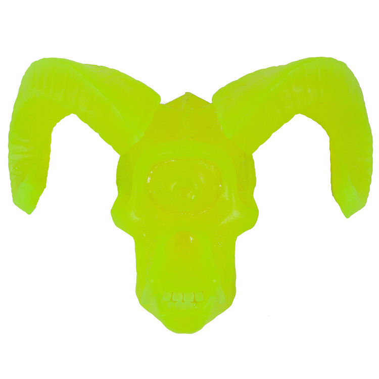 NYCC GHOST CAVE: SATAN CYCO SIMON SKULL (YELLOW) by Dave Bondi