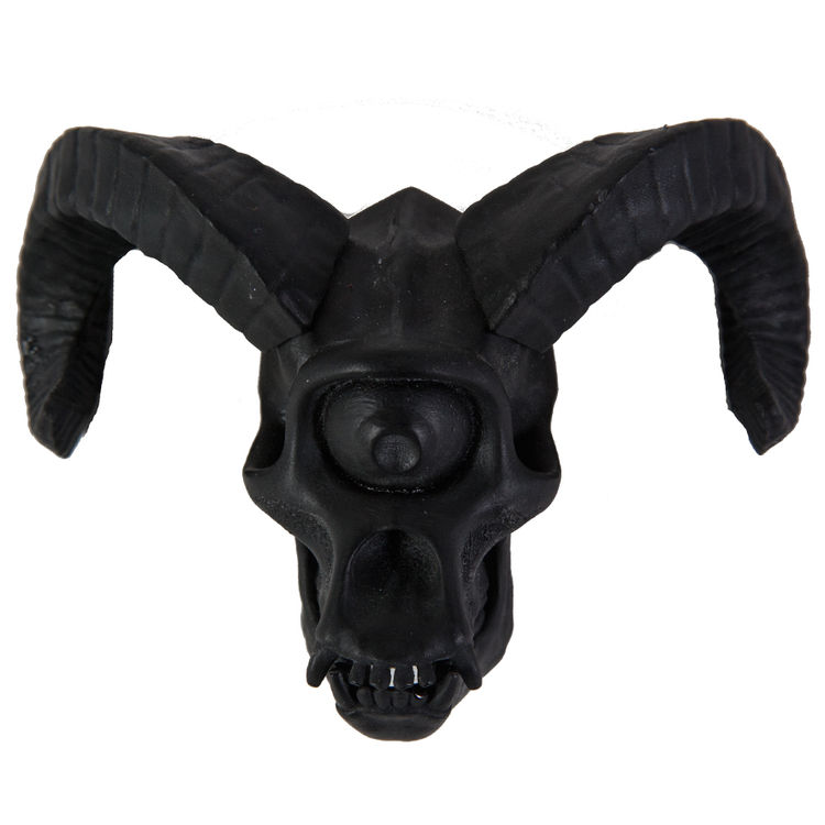 NYCC GHOST CAVE: SATAN CYCO SIMON SKULL (BLACK) by Dave Bondi