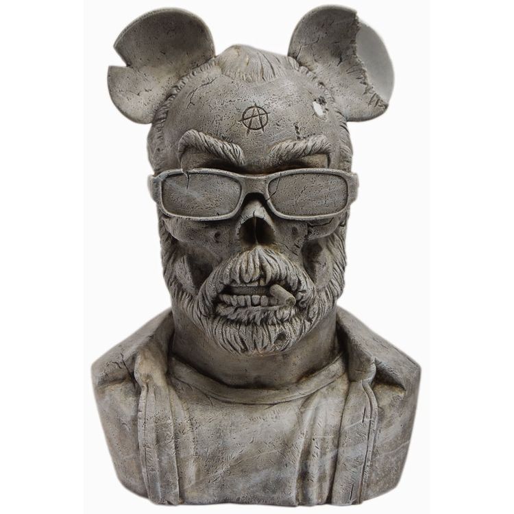 Stone Kozik Bust with Mickey Ears by Kevin Gosselin