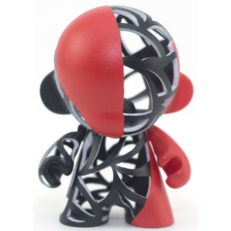 Reticulated Munny Red And Black by Carson Catlin