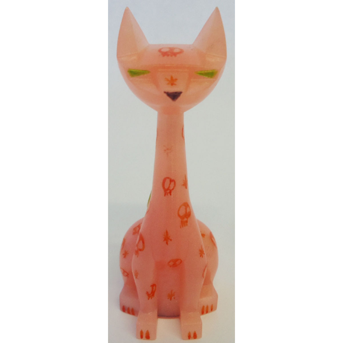 PEARL CAST SKULL CAT TUTTZ - peach