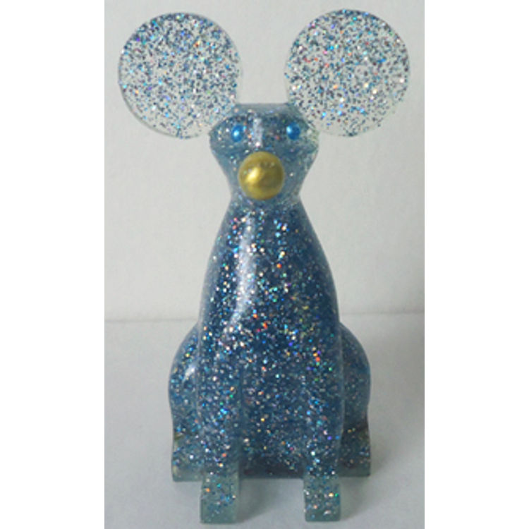 Sparkly Sucio Mouse - blue by Eric Nocella Diaz
