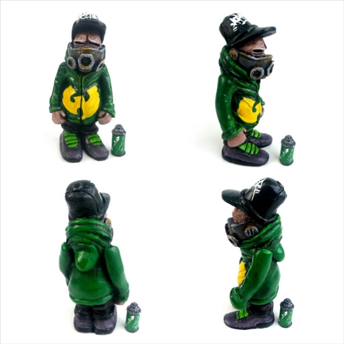 HOAKSER WU TANG HOODY - green