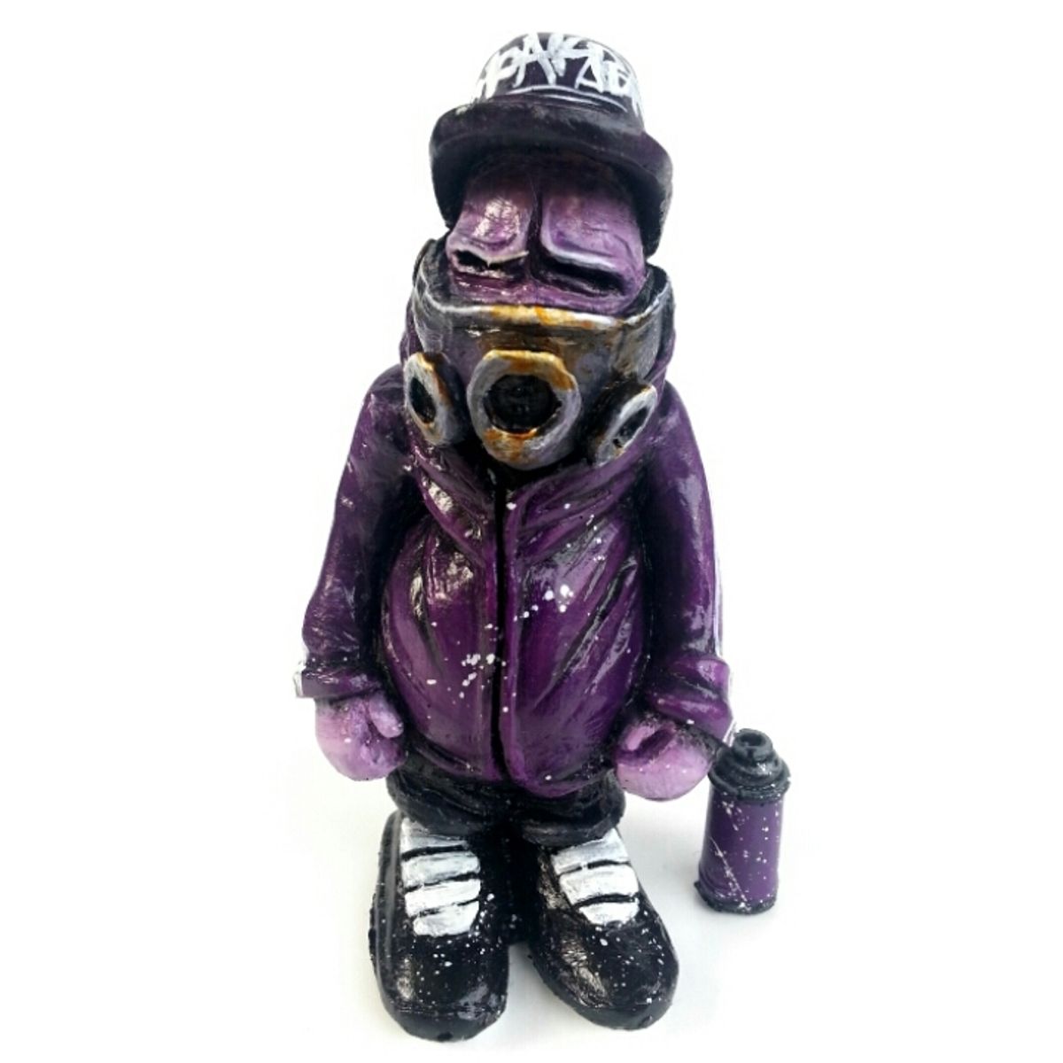 MASKEDMAN ADDIDAS GRAFFITI HAND PAINTED - purple