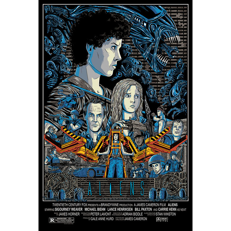 "Aliens" Large by Aaron Haynes