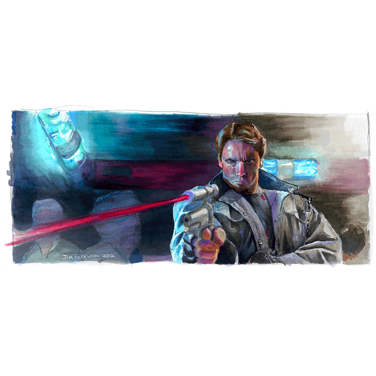 .45 Longslidewith Laser Sighting