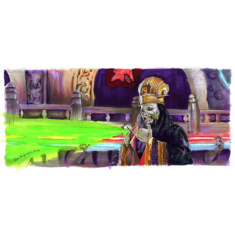 Lo Pan Vs Egg Shen by Jim Ferguson