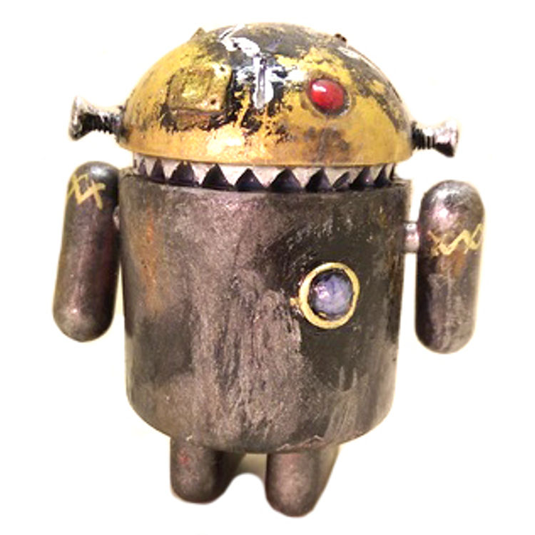 FrankenDroid Gold Head by Super Sandbagger