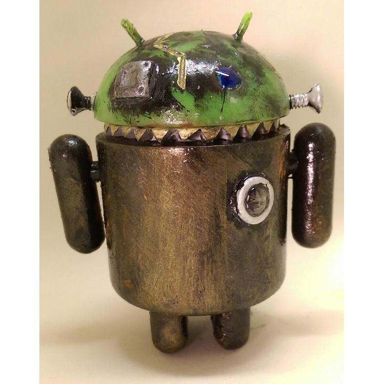 FrankenDroid Green Head by Super Sandbagger