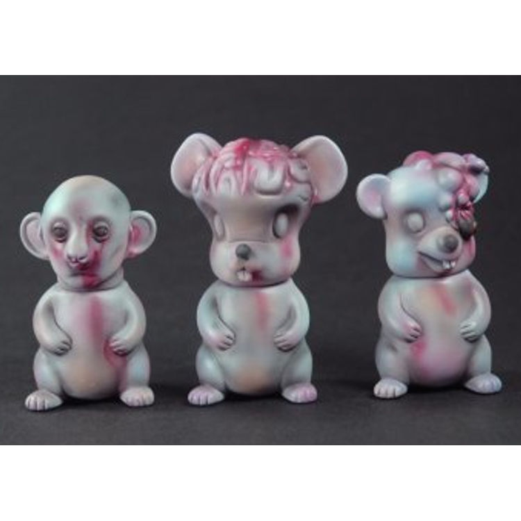 ZOMBIE MICE SET by Splurrt
