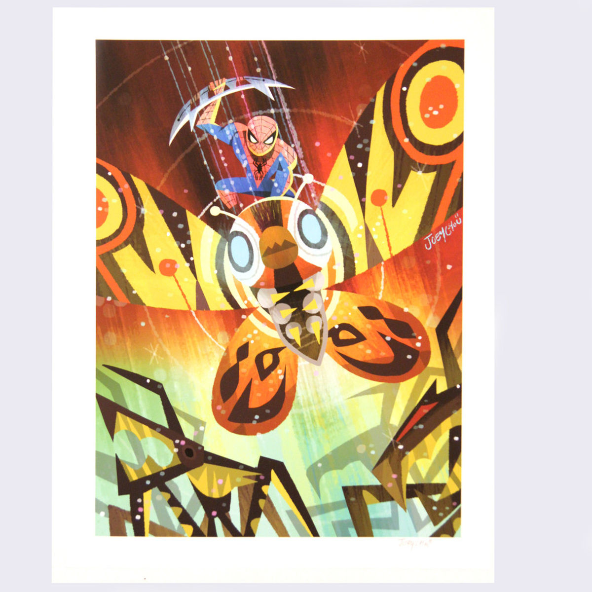 Spider-man Mash-up Print