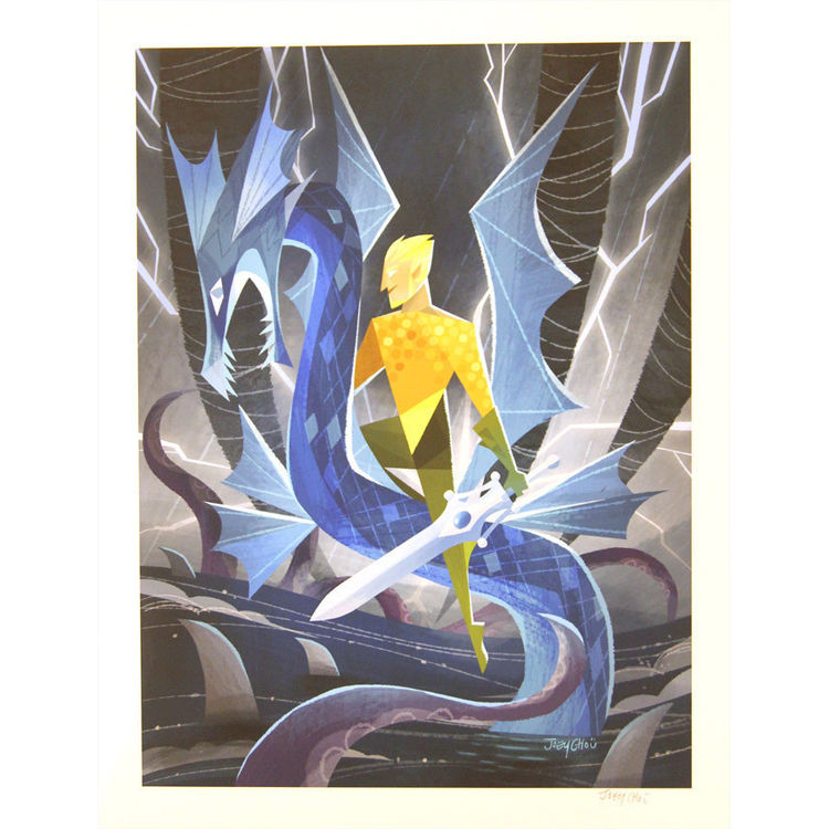 Aquaman Mash-up Print by Joey Chou