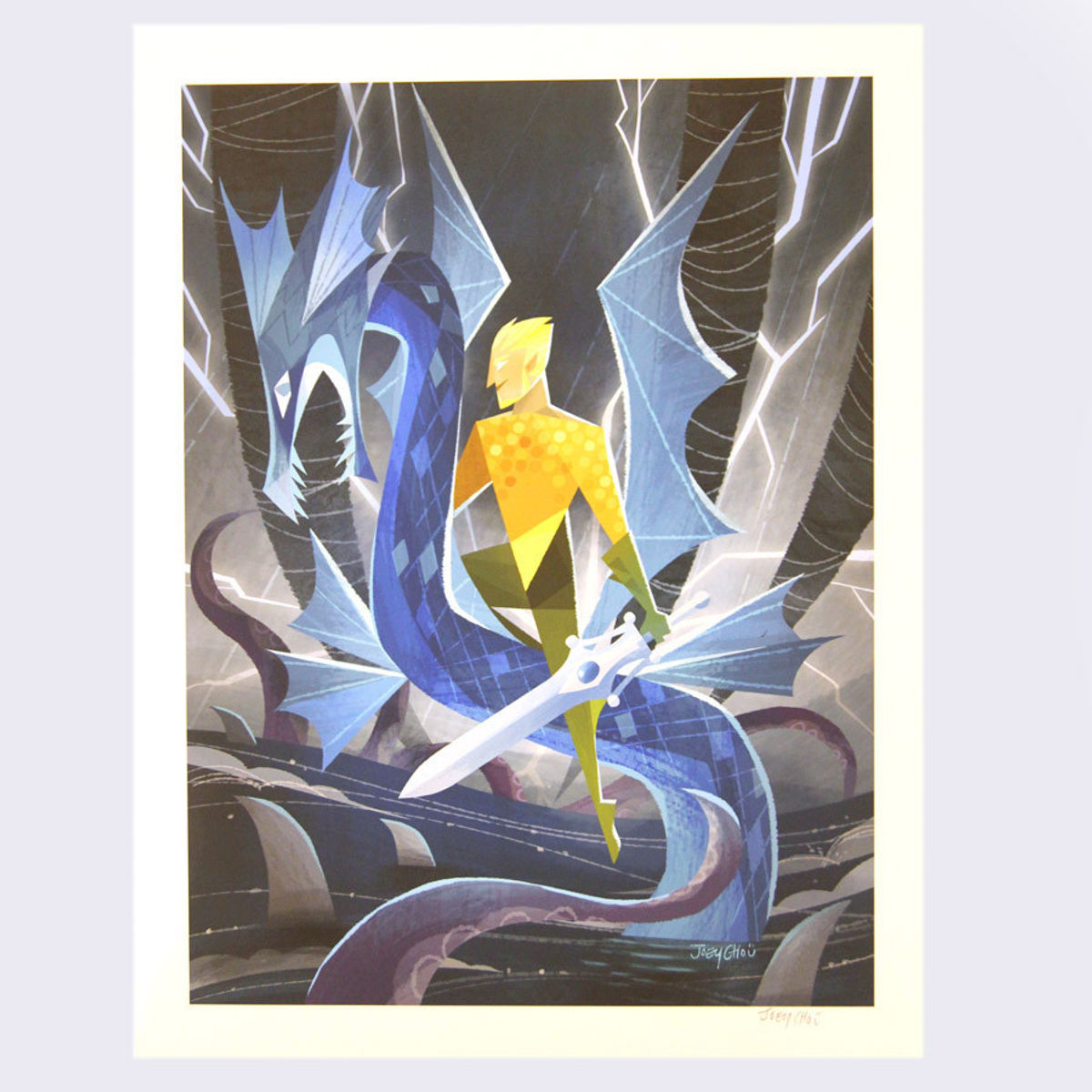 Aquaman Mash-up Print