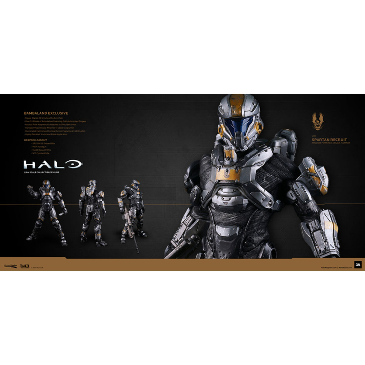 HALO UNSC Spartan Recruit BAMBALAND EXCLUSIVE