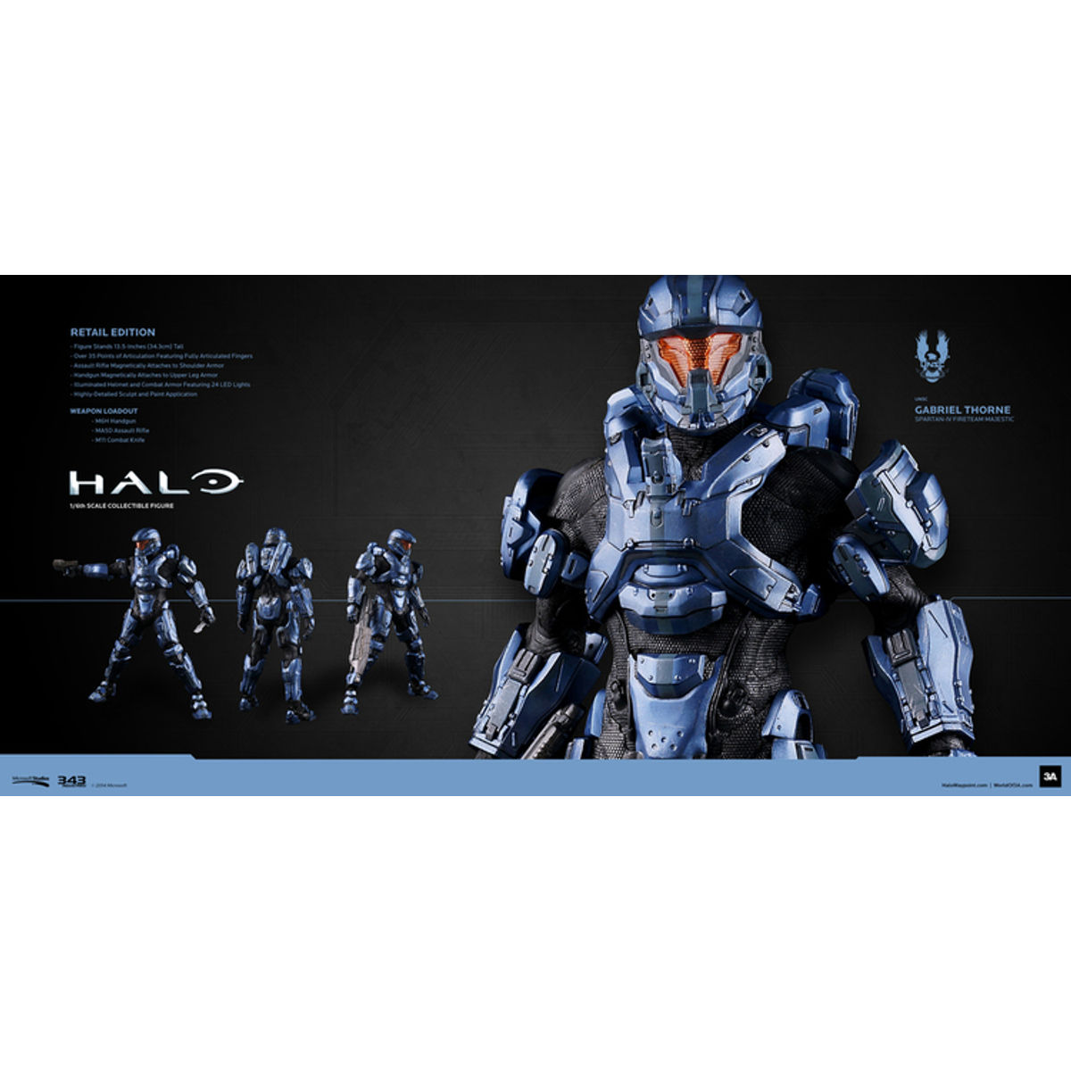 Halo UNSC Spartan Gabriel Thorne