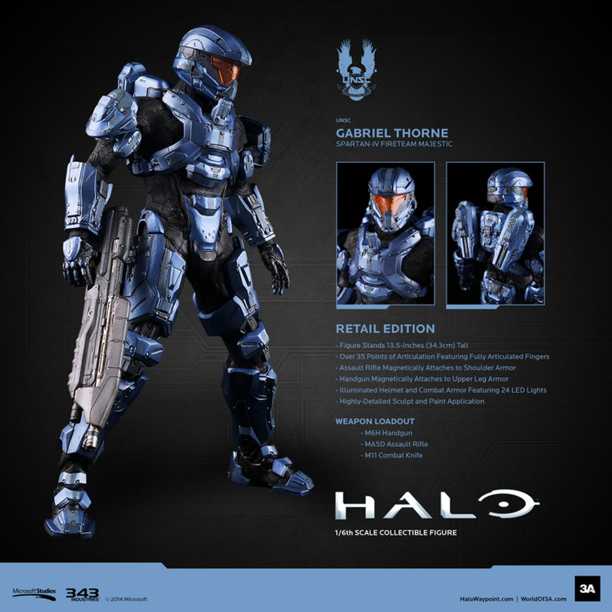 Halo UNSC Spartan Gabriel Thorne