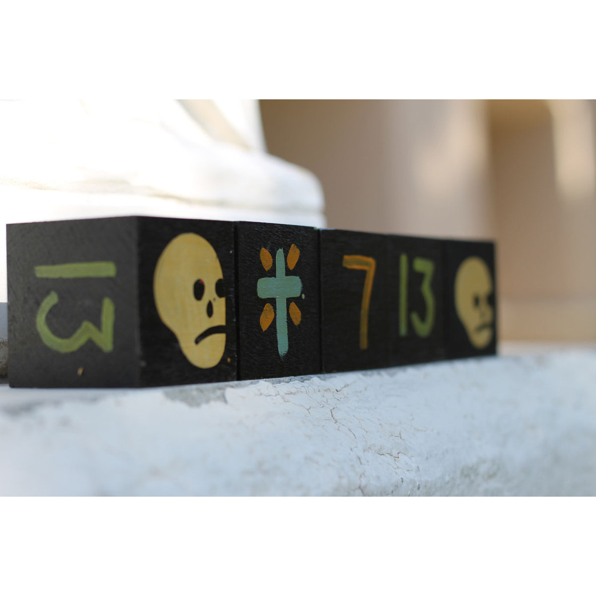 Hand Painted Death Block Set