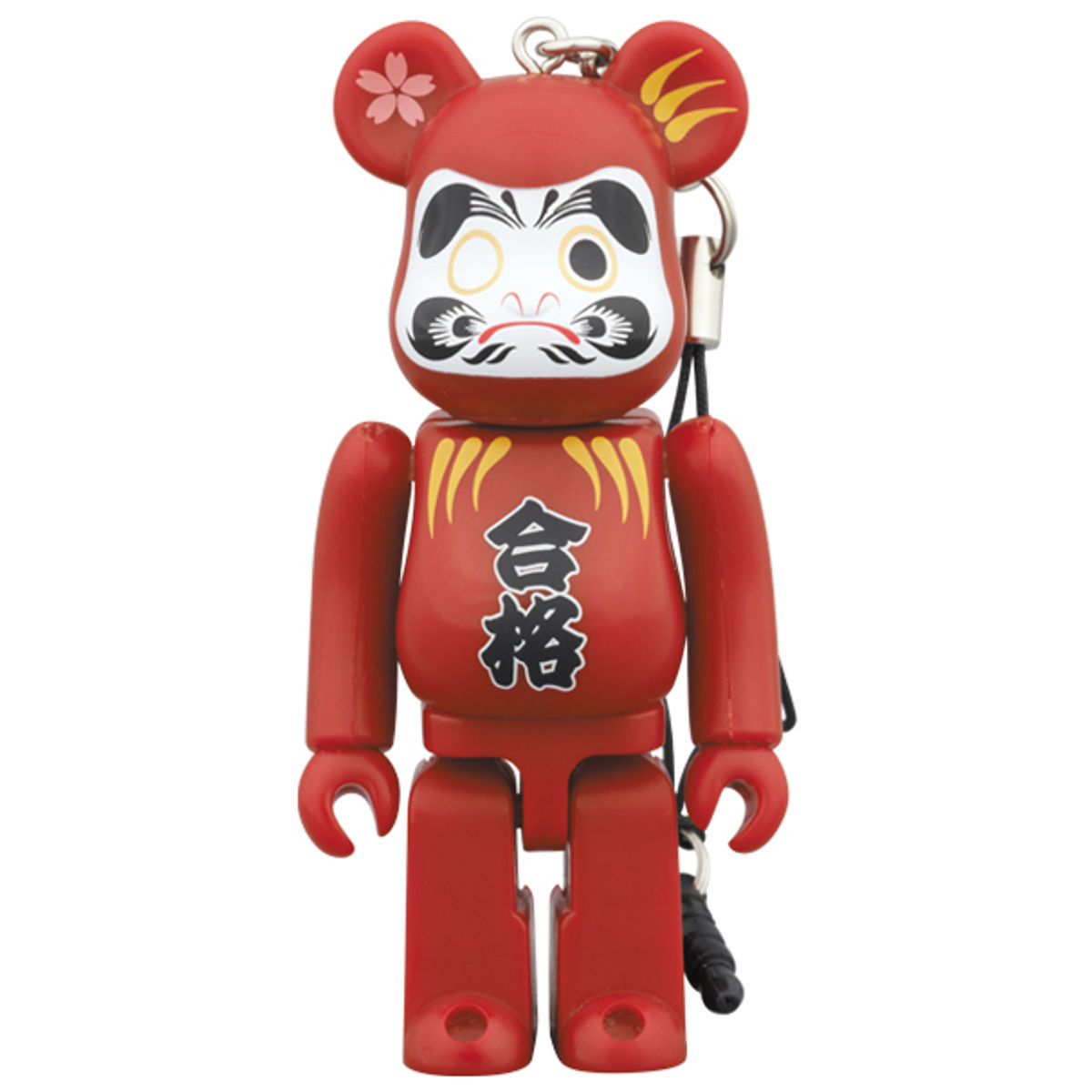 Be@rbrick 100% -Daruma Pass Prayer Red