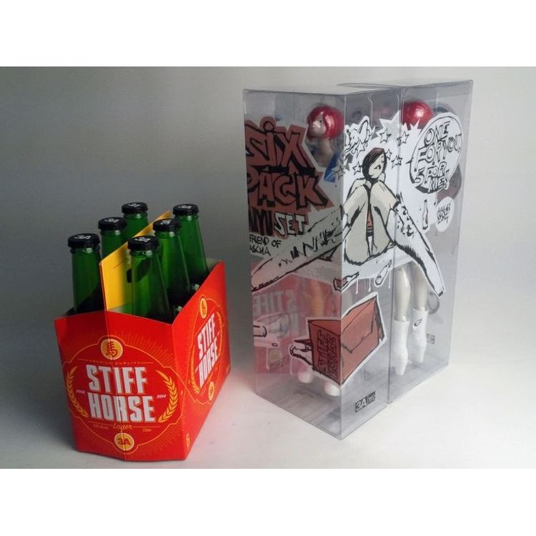 ThreeA 3AA Exclusive CNY Drunken Miyu Six Pack by Ashley Wood