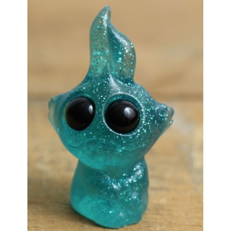 Teal Glitter Bugbite by Chris Ryniak