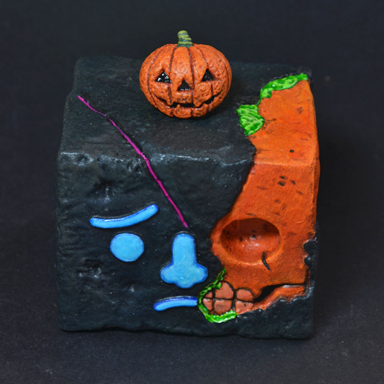 Tofu Head (Halloween edition) by Devilrobots