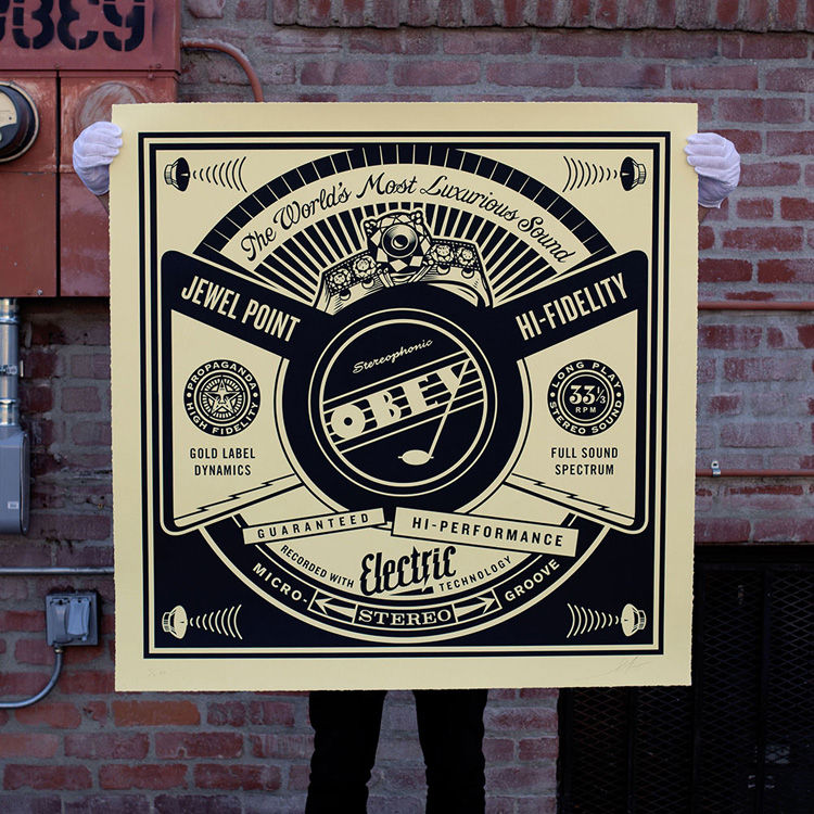 Luxurious Sounds by Obey Giant (Shepard Fairey)